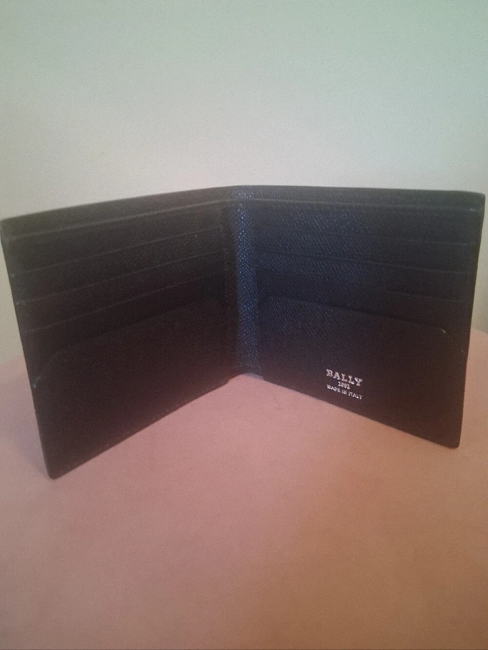 Bally Men's Brasai Leather Wallet in Black 8cc 603743